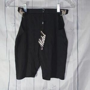 Motel Rocks Bucky black buckle shorts NWT